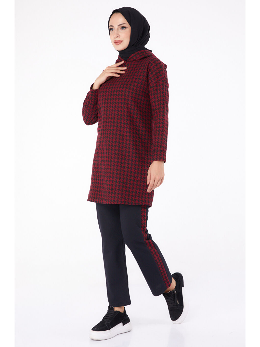 İkili Takım Bordo - 13337-1