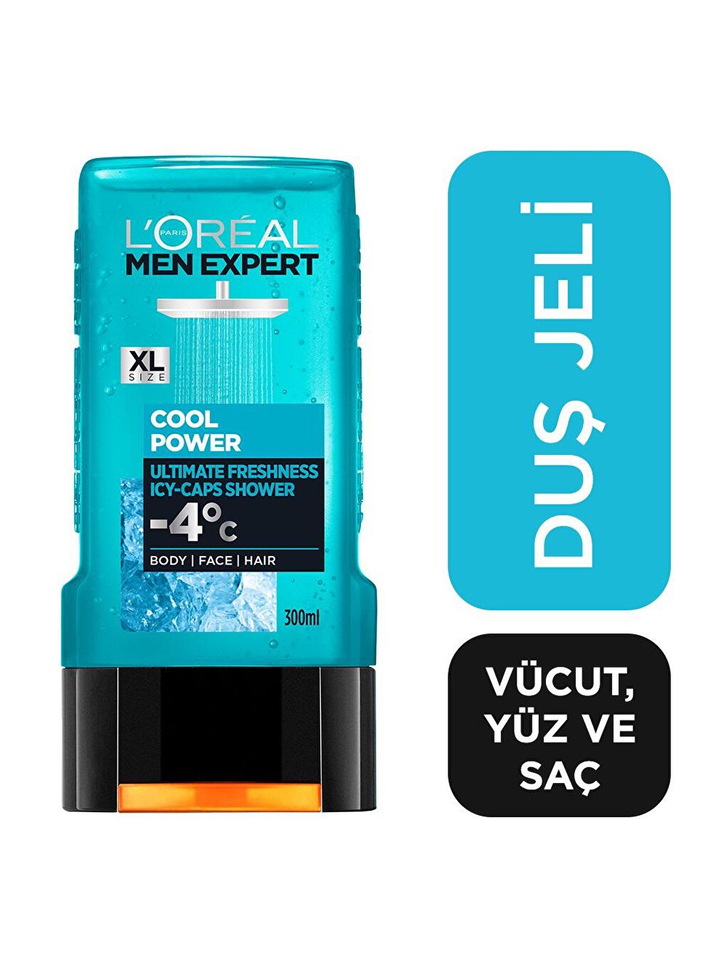 L'Oreal Paris Şeffaf Men Expert Shower Gel Cool Power 300 ml