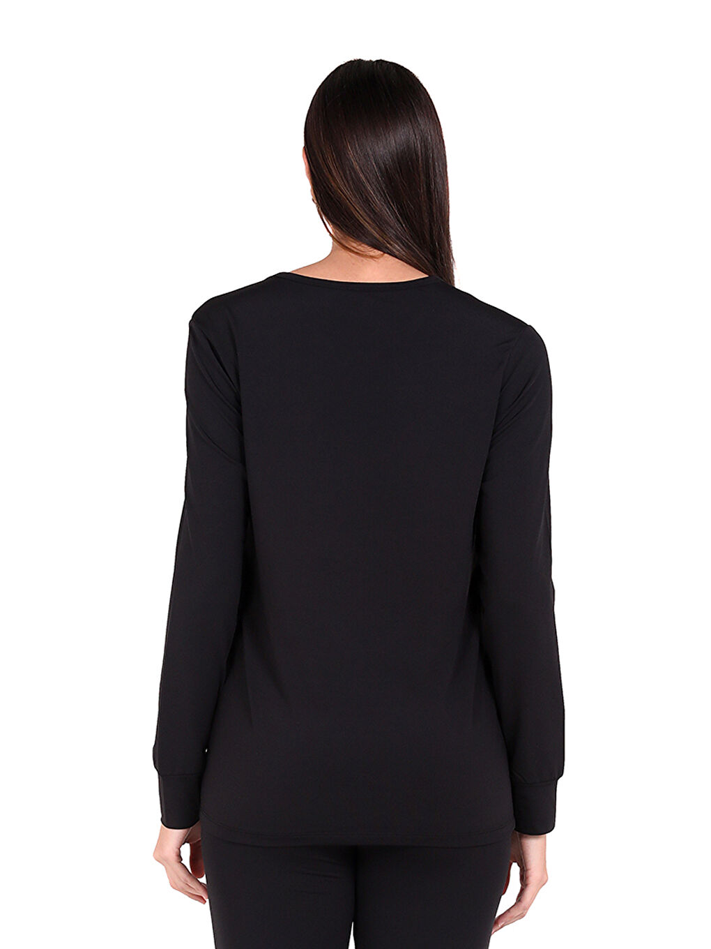 Siyah North Ice Kadın Bisiklet Yaka Üst İçlik SİYAH-2