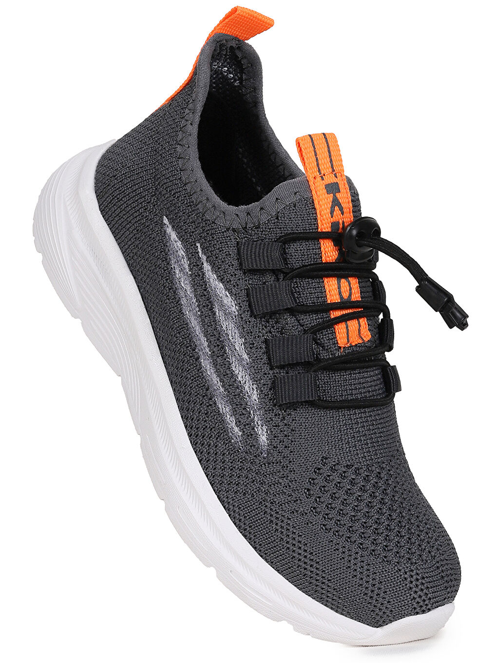 Gri Dunca Fileli Faylon Taban Erkek Çocuk Spor Ayakkabı