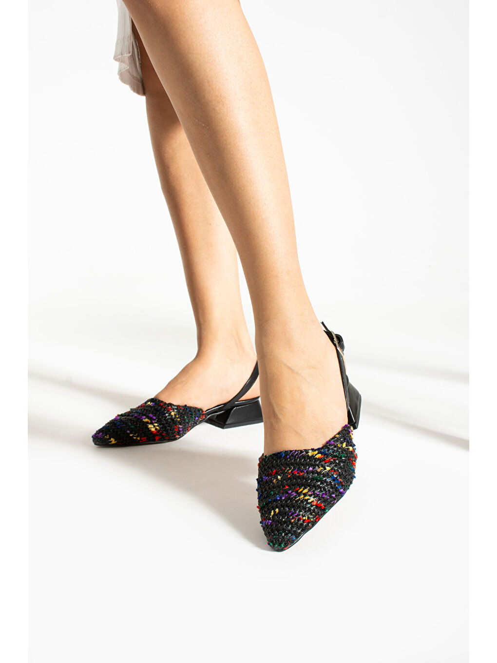 Siyah Kadın Topuklu Ayakkabı-3