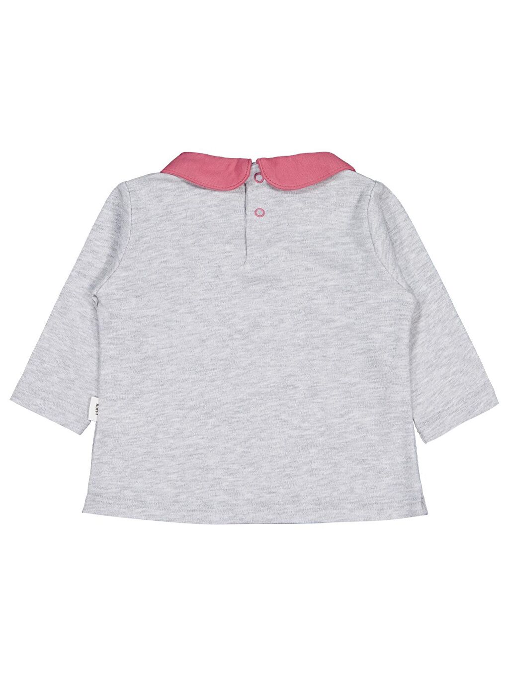 Baby Yakalı Cutıe Baskılı 6-18 Ay Sweatshirt - Gri 12-18 Ay-1