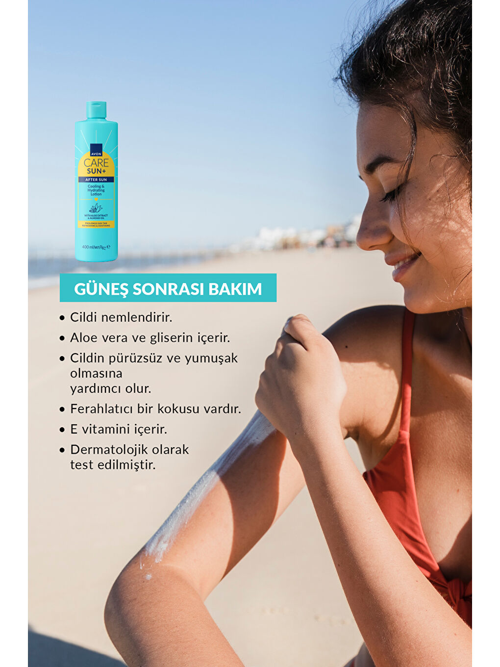 SUN+ AFTER SUN Ferahlatıcı ve Nemlendirici Güneş Sonrası Losyonu 400ml İkili Paket-2