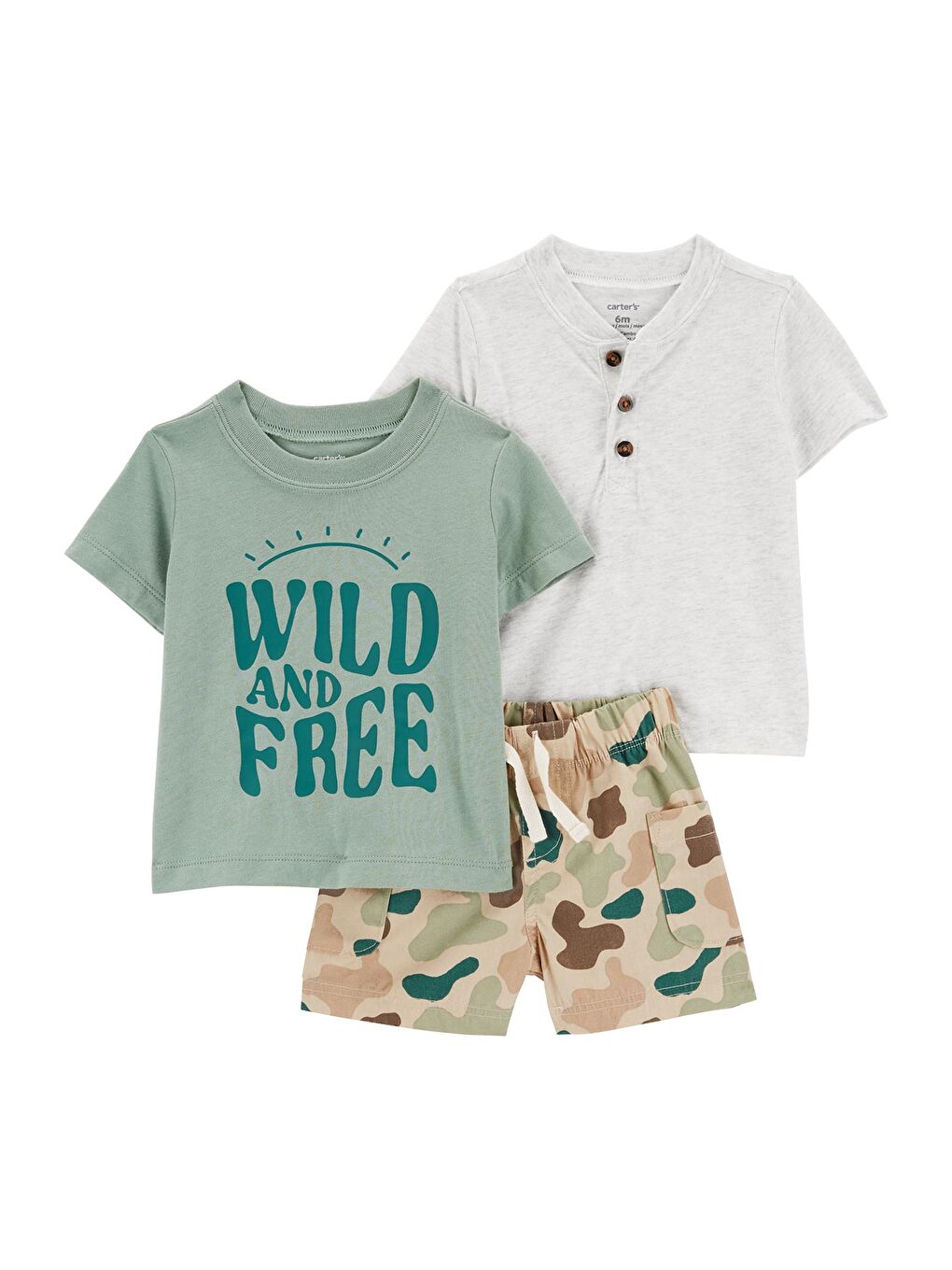 Karışık Erkek Bebek Alt Üst Set