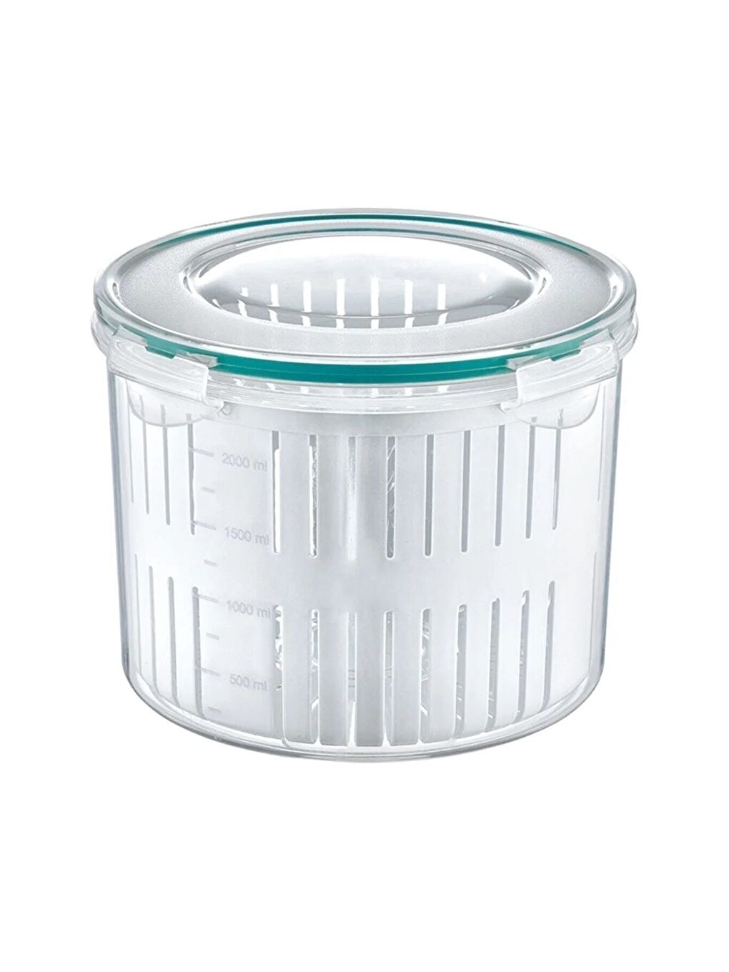 Renksiz Turşuluk Süzgeçli Zeytin Turşu Saklama Kabı-2