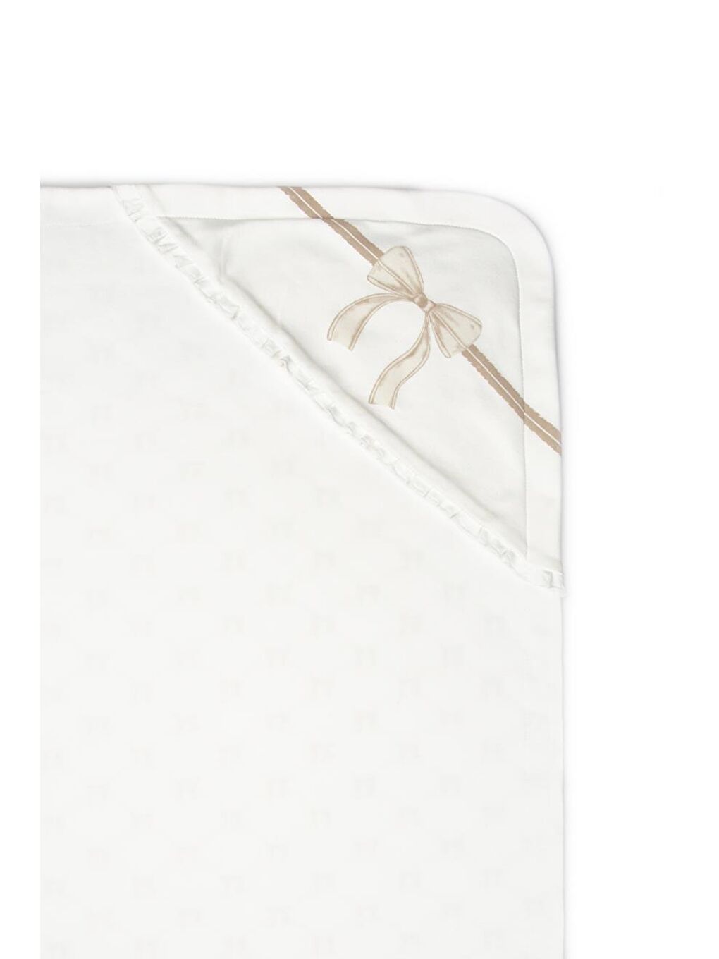 Bej Bebek Battaniye %100 Organic Pamuk - Yenidoğan Serisi - Csy8167-1