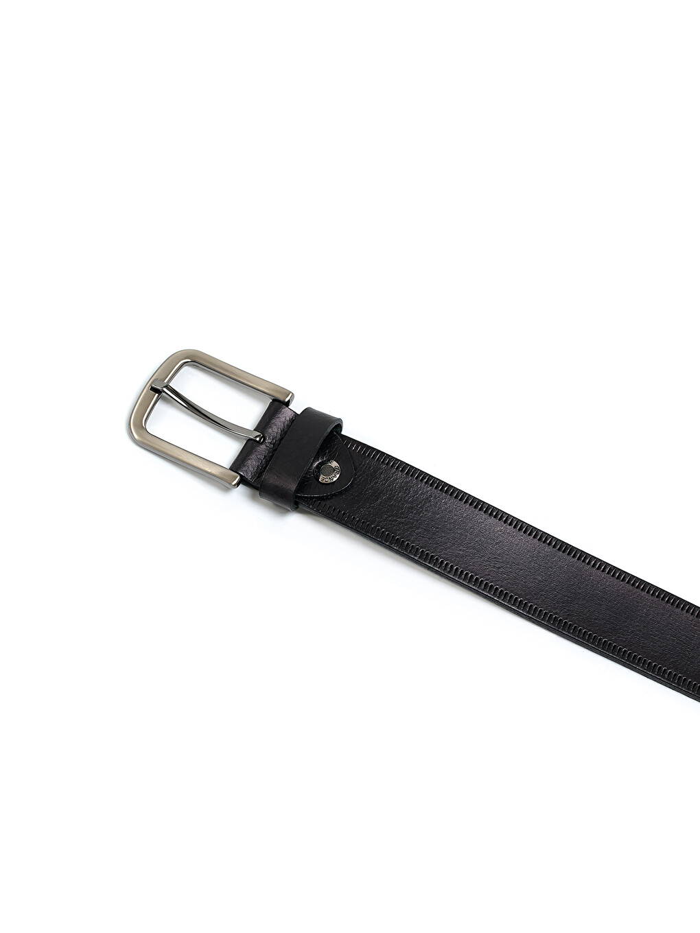 Siyah Erkek N-040-126 Spor Kemer (genişlik 4 Cm)-1