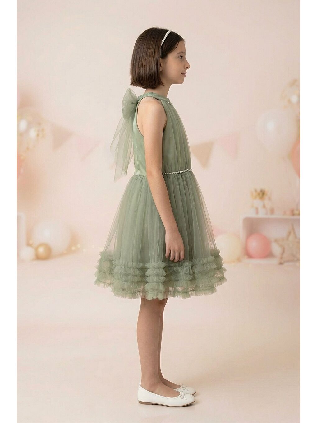 Haki Kız Çocuk Abiye-1