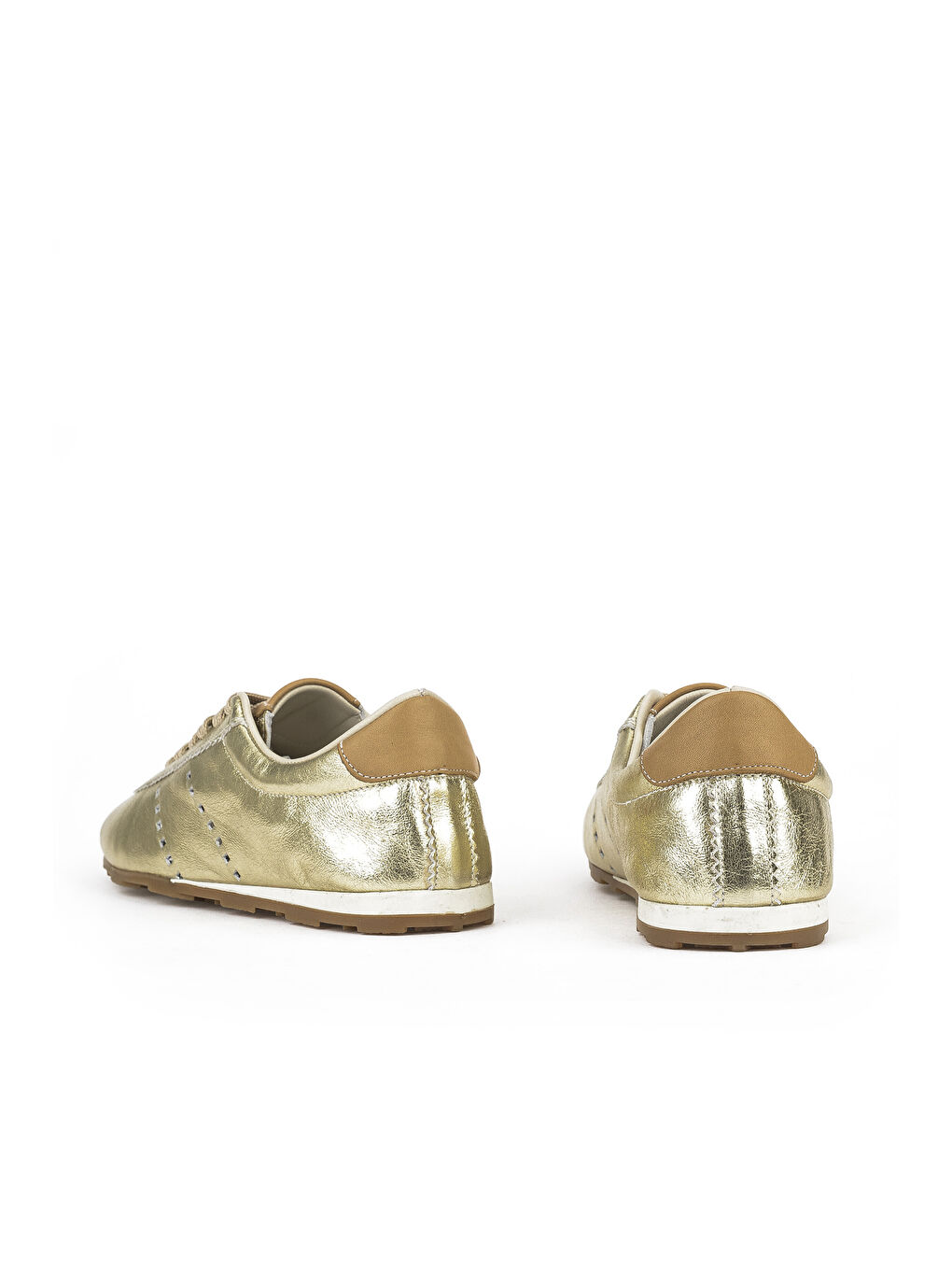 Sarı Kadın Hakiki Deri Sneaker 1511035Z6300 Gold-2