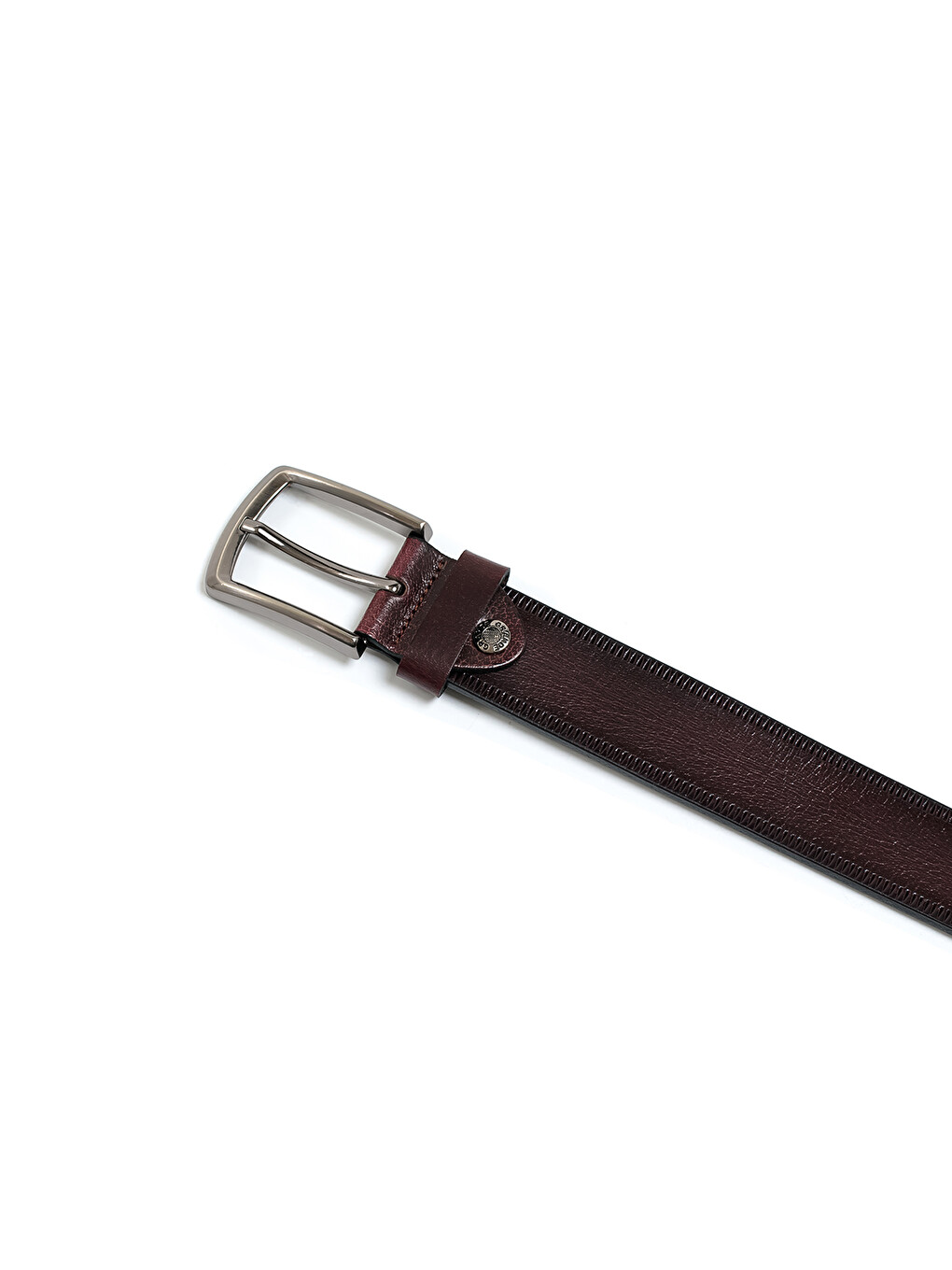 Kahverengi Erkek N-040-126 Spor Kemer (genişlik 4 Cm)-1
