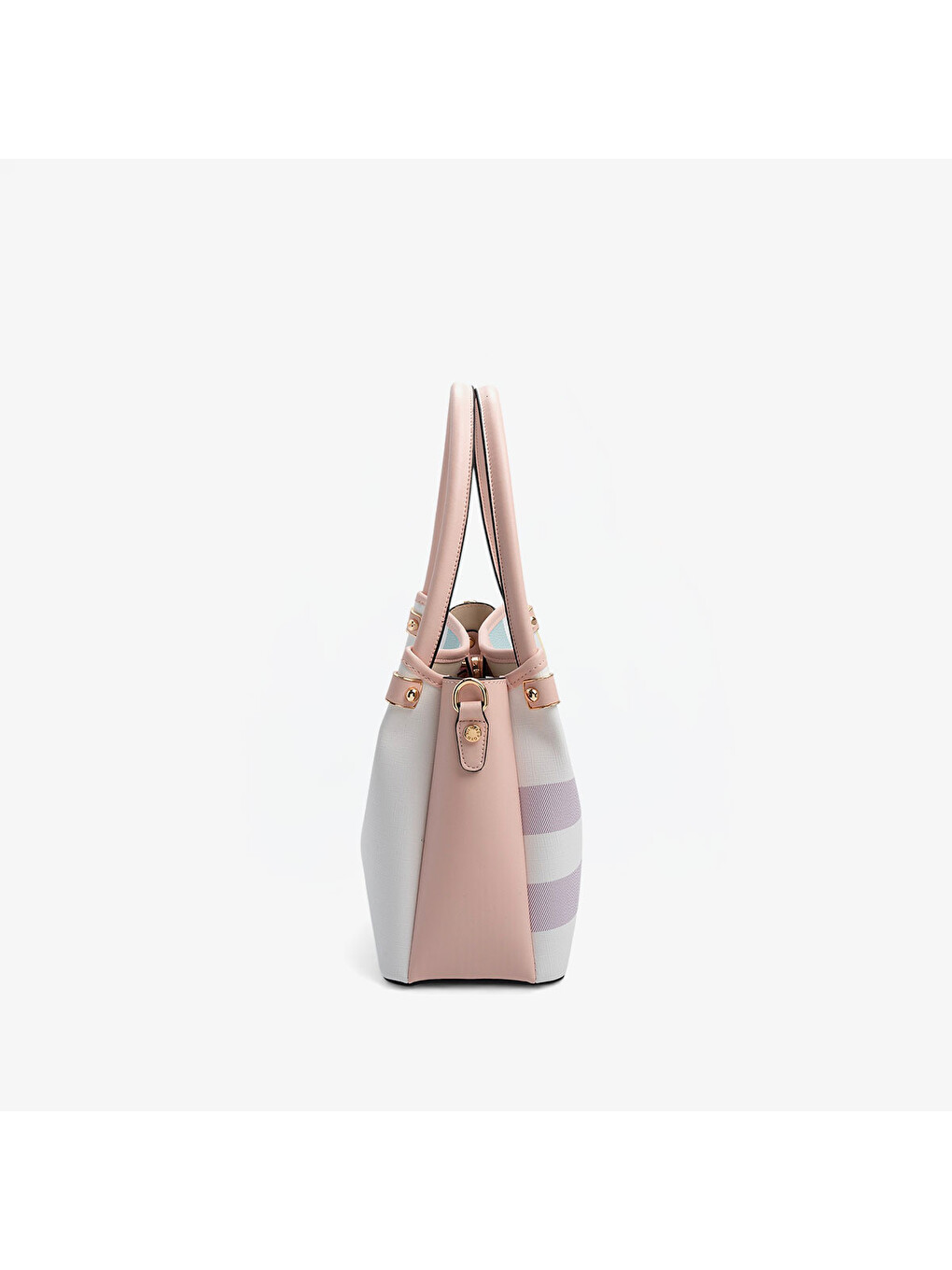 Beyaz Kadın SP1254-M71 SILVER POLO El ve Omuz Çantası Lila-Pembe-2