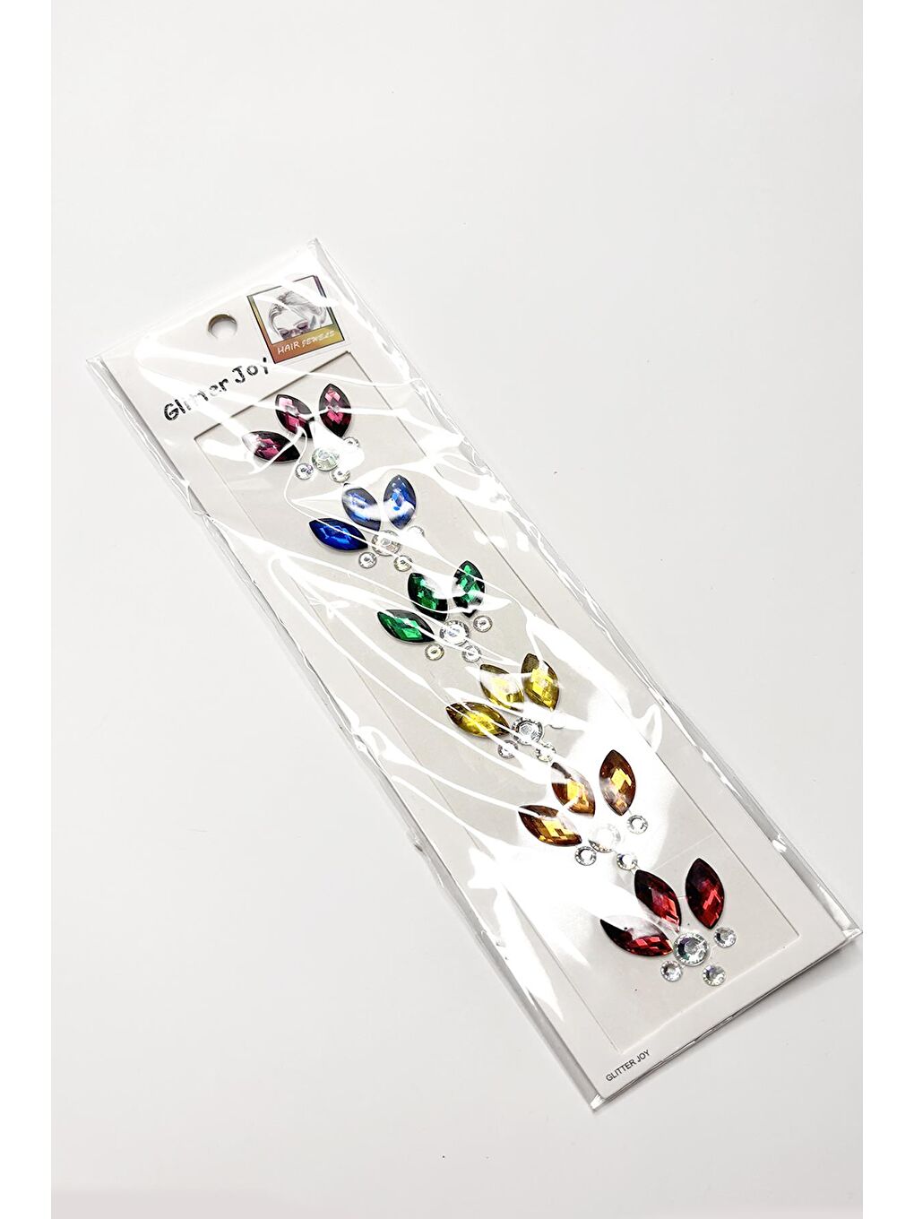 Karışık Renkli Yapışkanlı Saç Taşı-1