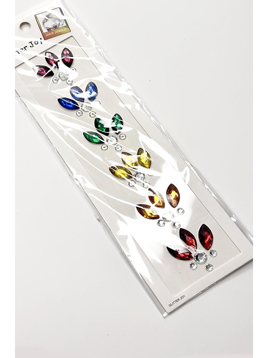 Karışık Renkli Yapışkanlı Saç Taşı-2