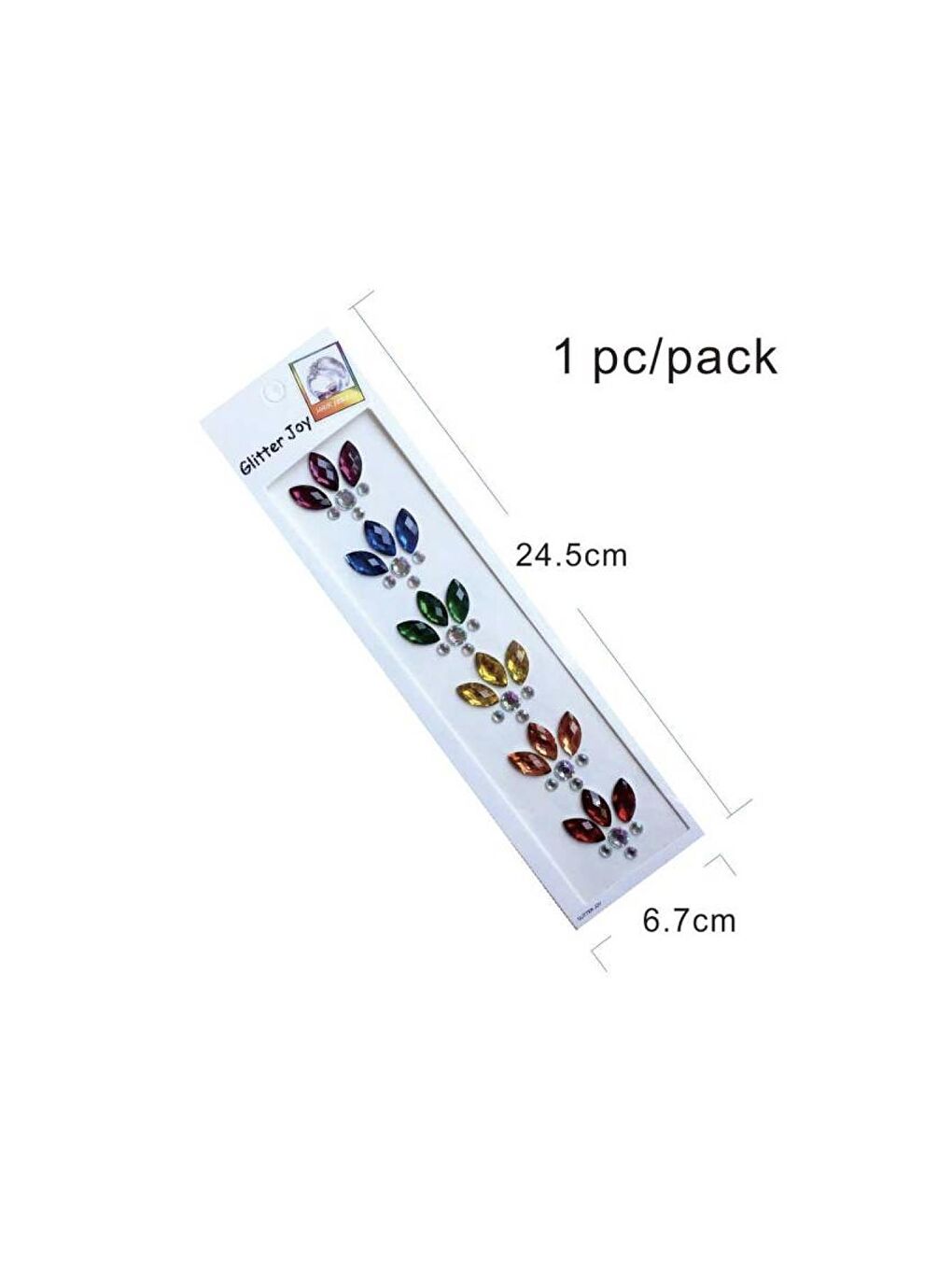 Karışık Renkli Yapışkanlı Saç Taşı-3