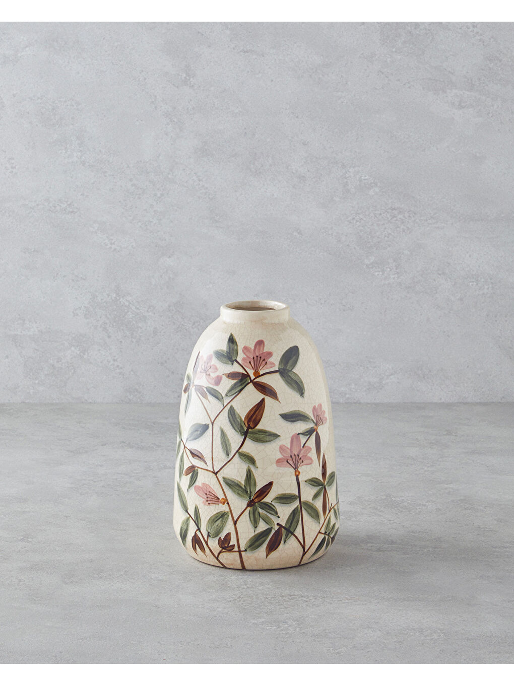 Ekru Avani Vazo 17x17x25,5cm Krem