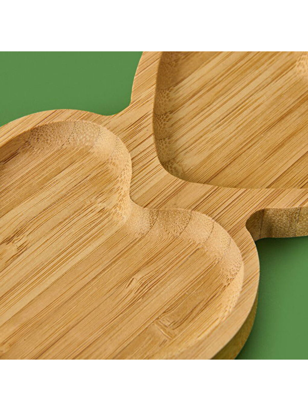 Amor 2 Bölmeli Kalp Çerezlik - Açık Kahverengi - 19,5 cm-2