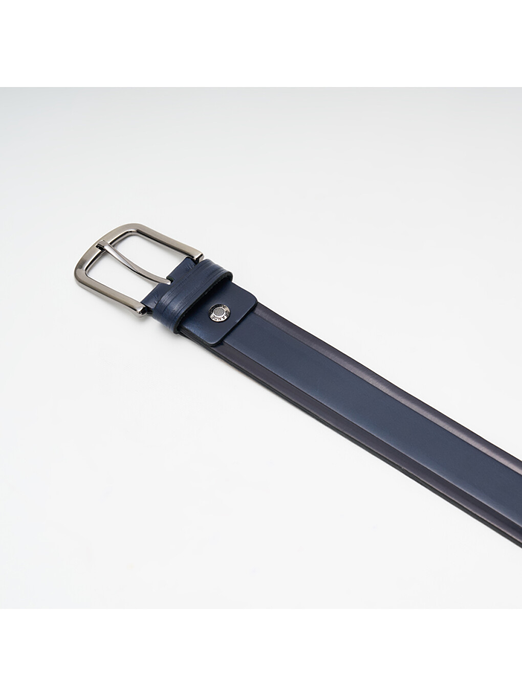Lacivert Erkek Gr-040-72 Klasik Kemer (genişlik 4 Cm)-1
