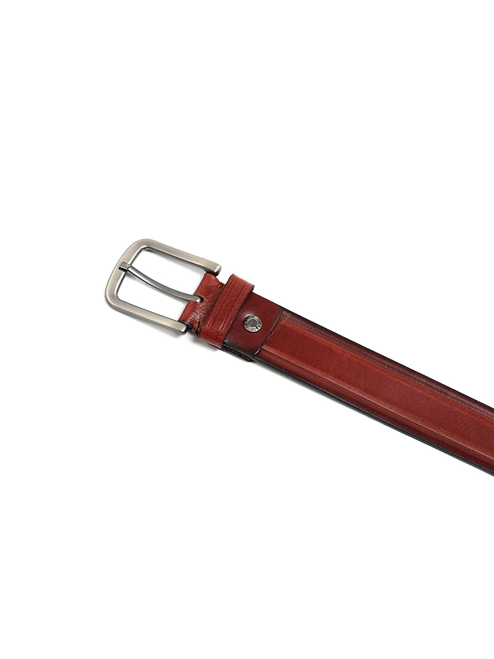 Kahverengi Erkek Gr-040-72 Klasik Kemer (genişlik 4 Cm)-1