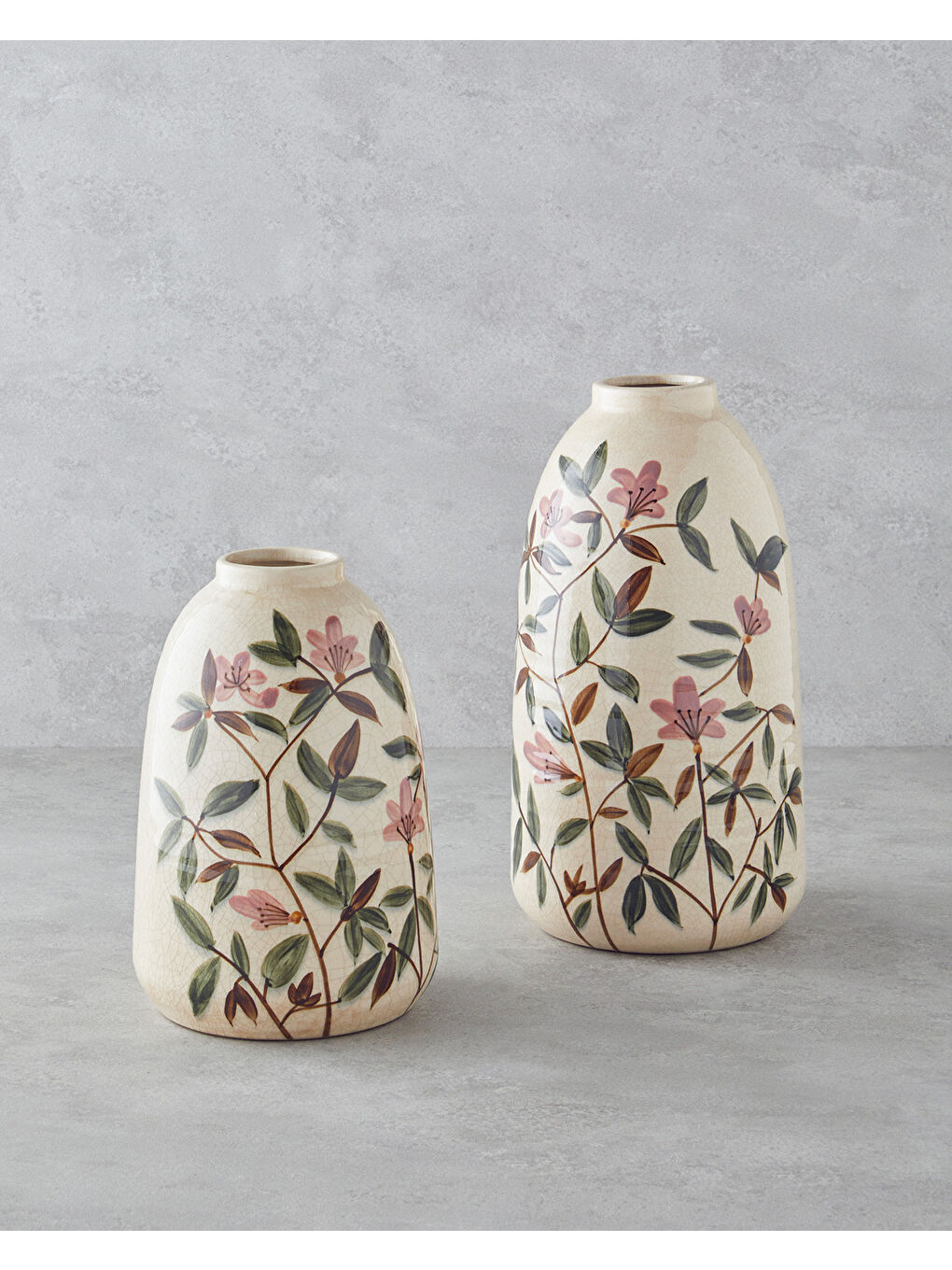 Ekru Avani Vazo 17x17x25,5cm Krem-2