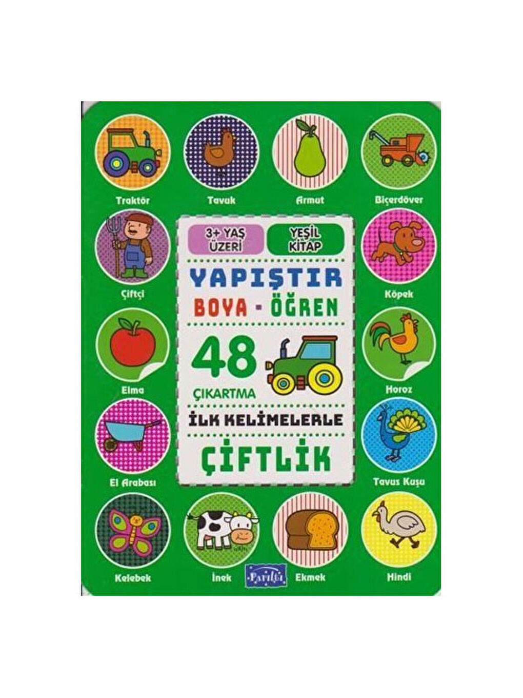 İlk Kelimelerle Çiftlik Yapıştır Boya Öğren