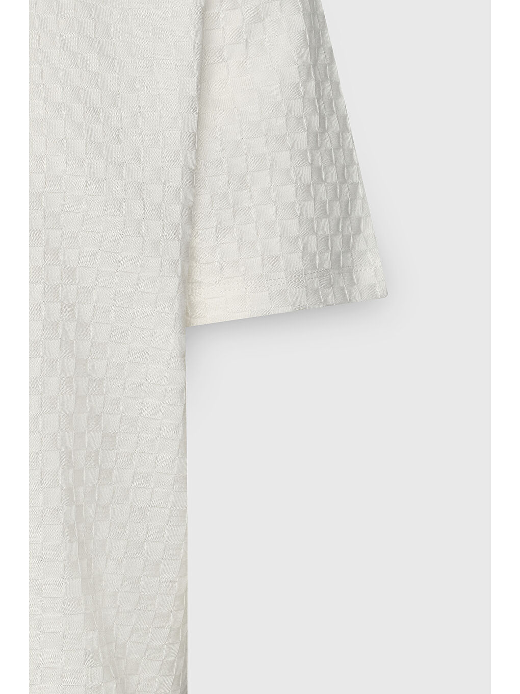 Erkek Beyaz Regular Fit %100 Pamuk Jakarlı Polo Yaka Tişört-7