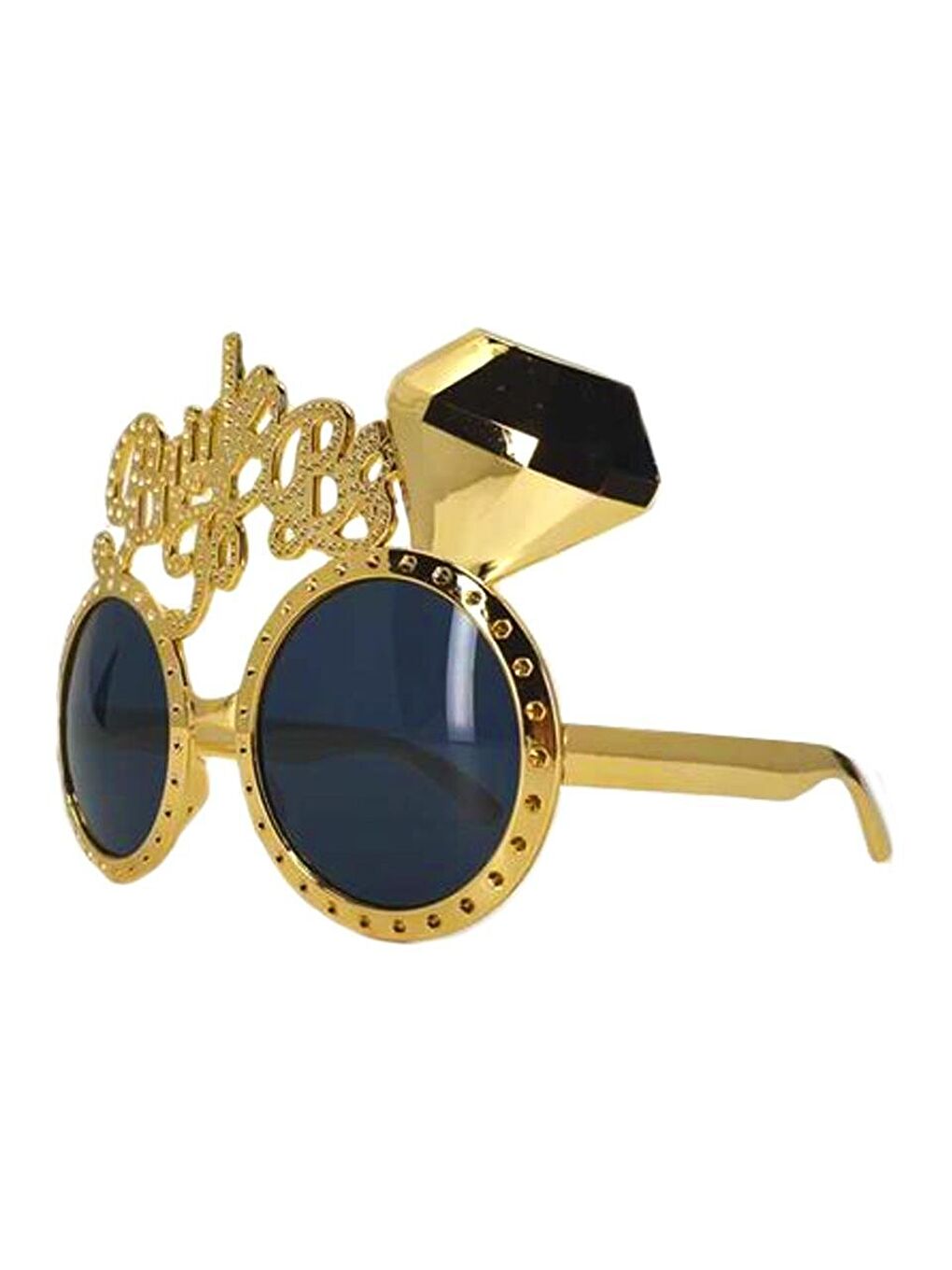 Gri Bride To Be Gözlük Bekarlığa Veda Parti Aksesuarı Gold-2