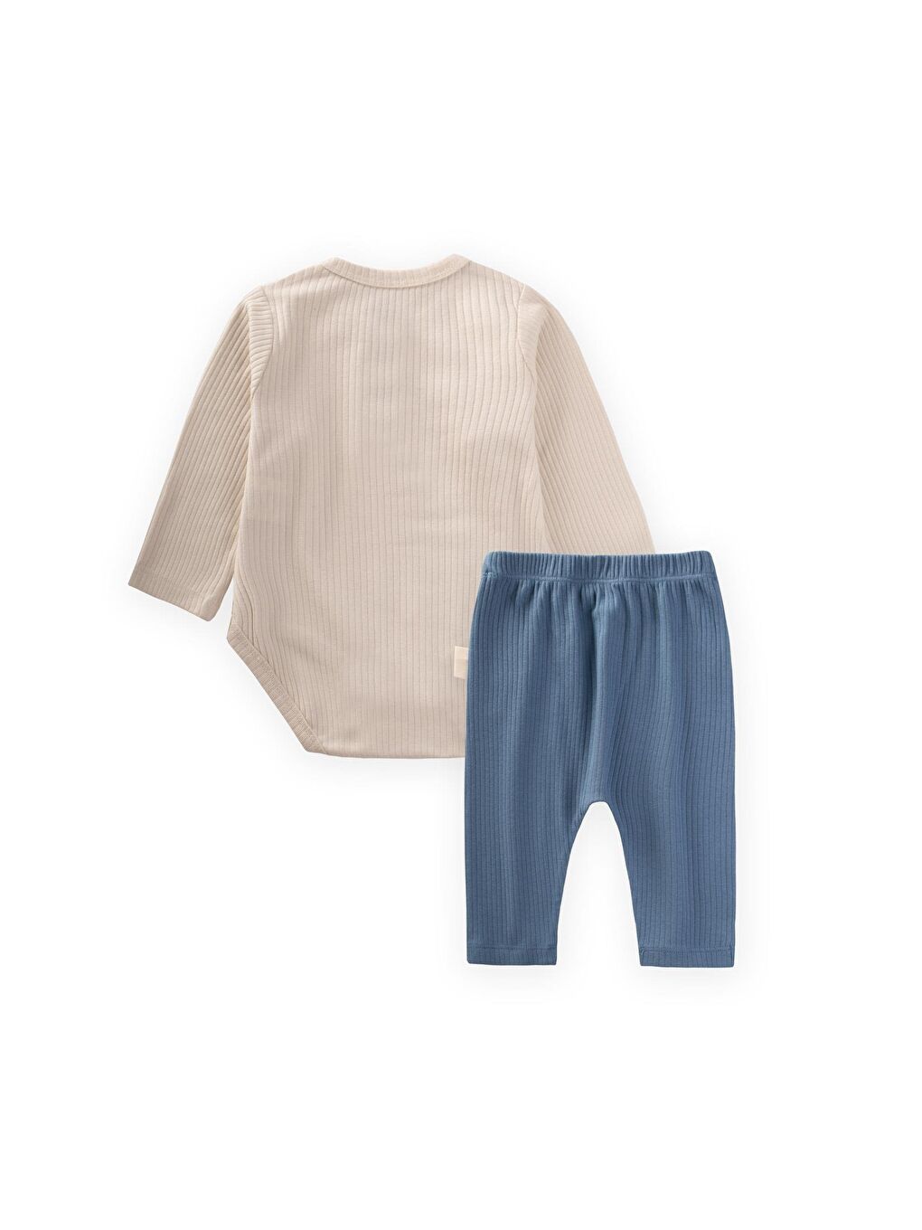 Fitilli Basic Zıbın Takım 0-3 Yaş Açık Bej-1