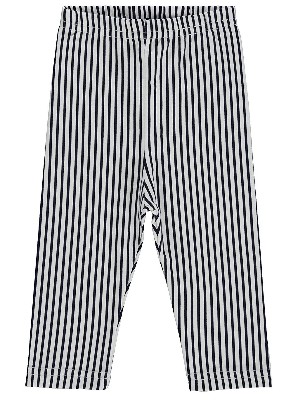 Baby Çizgi Baskılı 6-18 Ay Tayt - Siyah 18-24 Ay-1