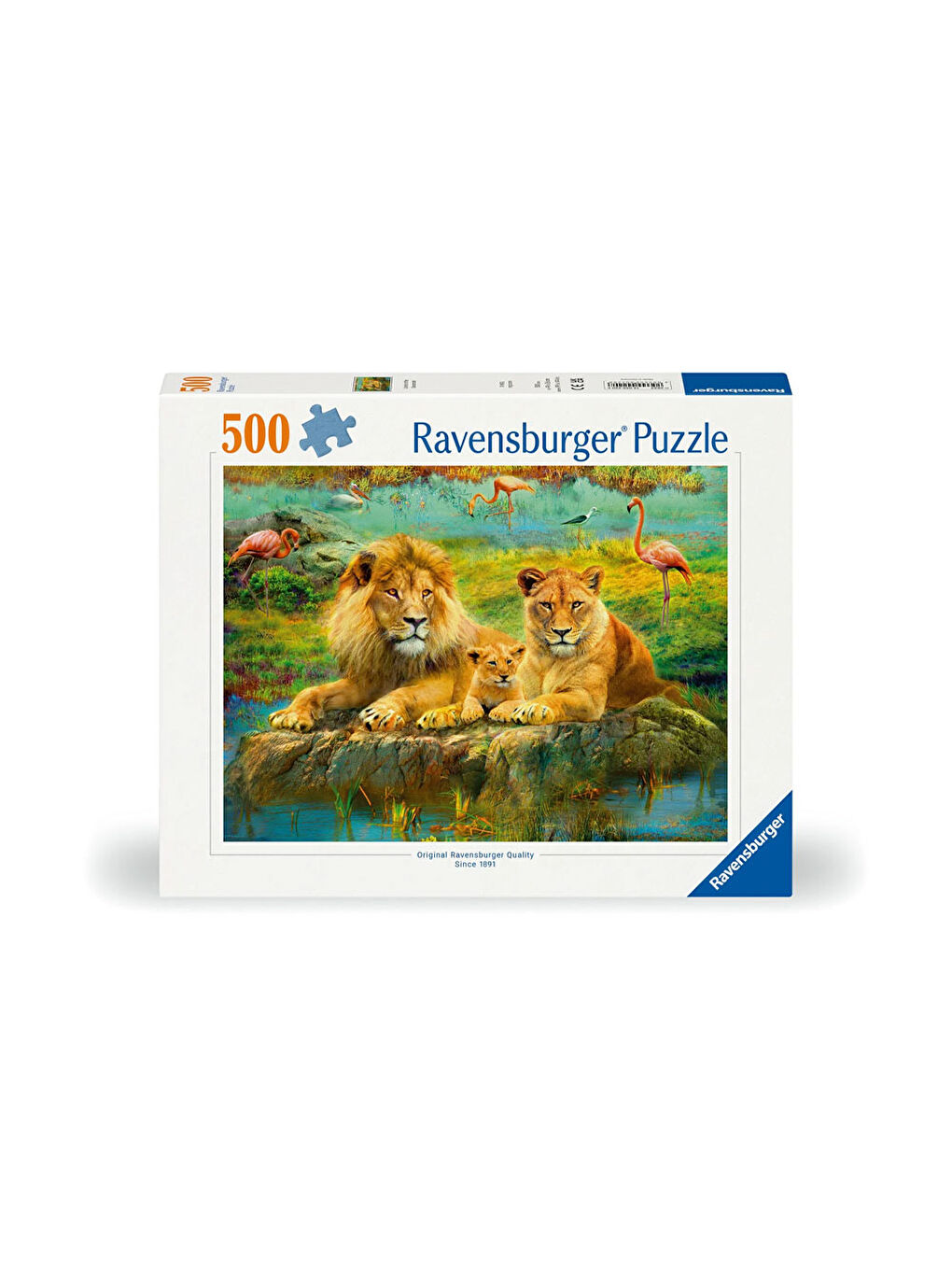 Puzzle Aslan Ailesi 500 Parça