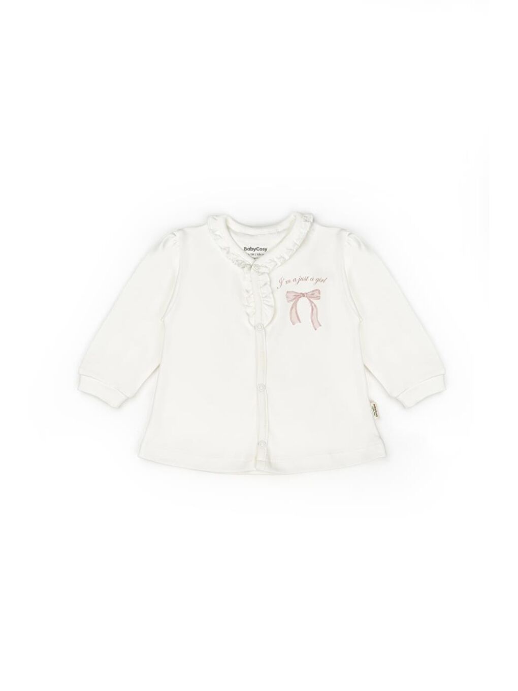 Pembe Bebek Alt Üst Takım %100 Organik Pamuk , Bebek - Yenidoğan- csy8158-1