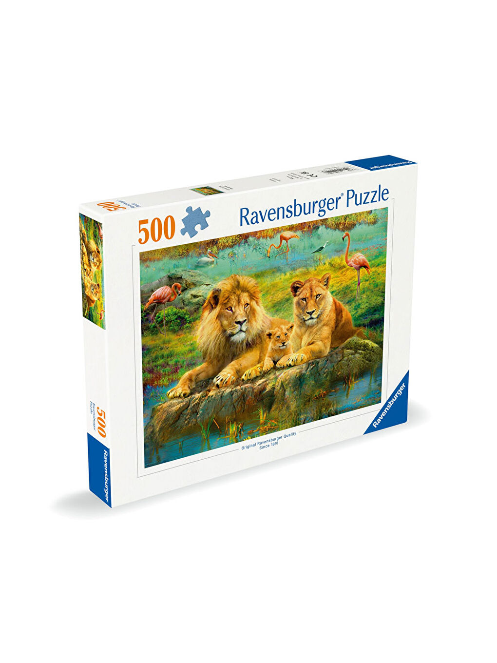 Puzzle Aslan Ailesi 500 Parça-1