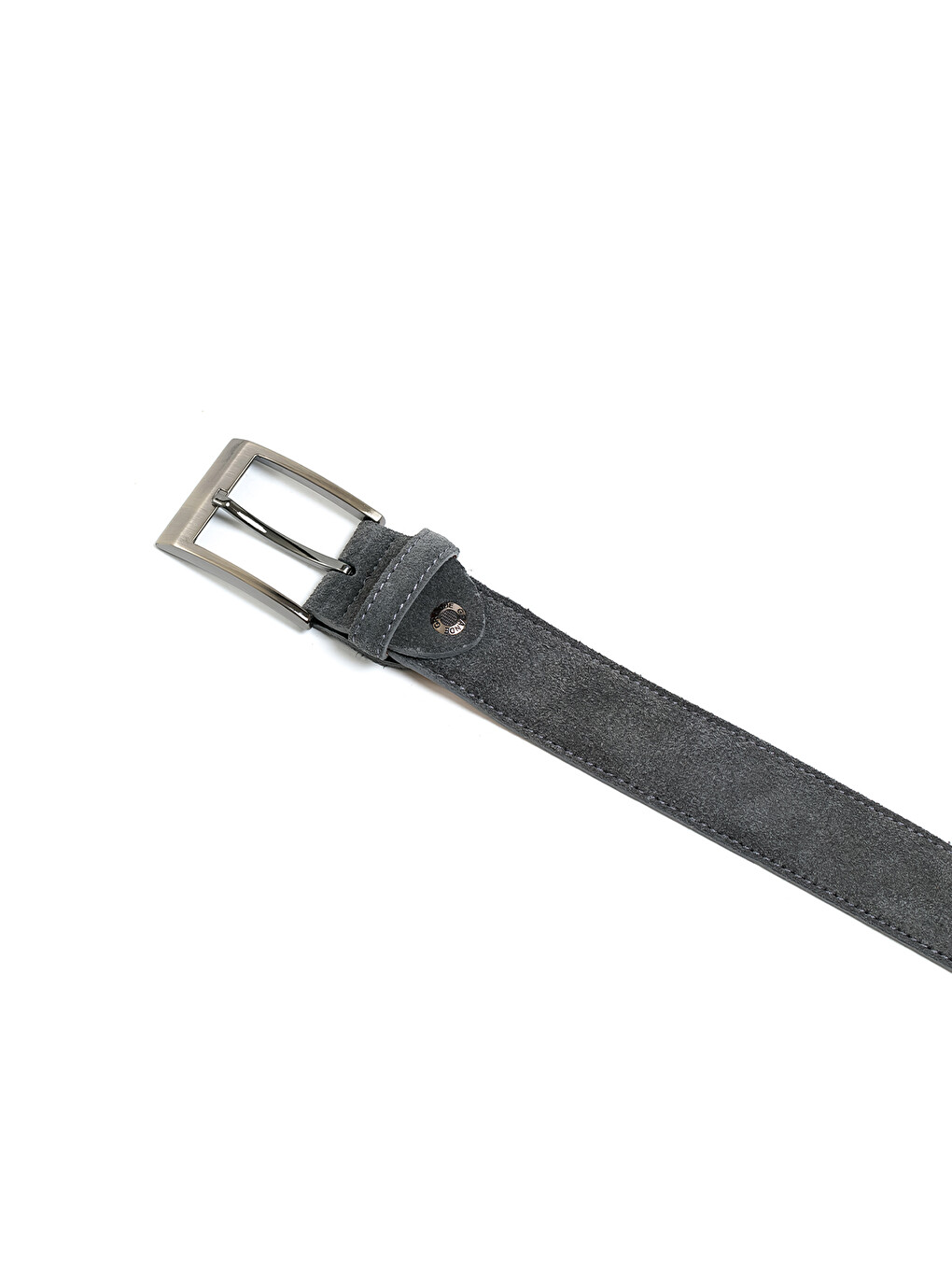 Gri Erkek F-438-00 Klasik Kemer-1