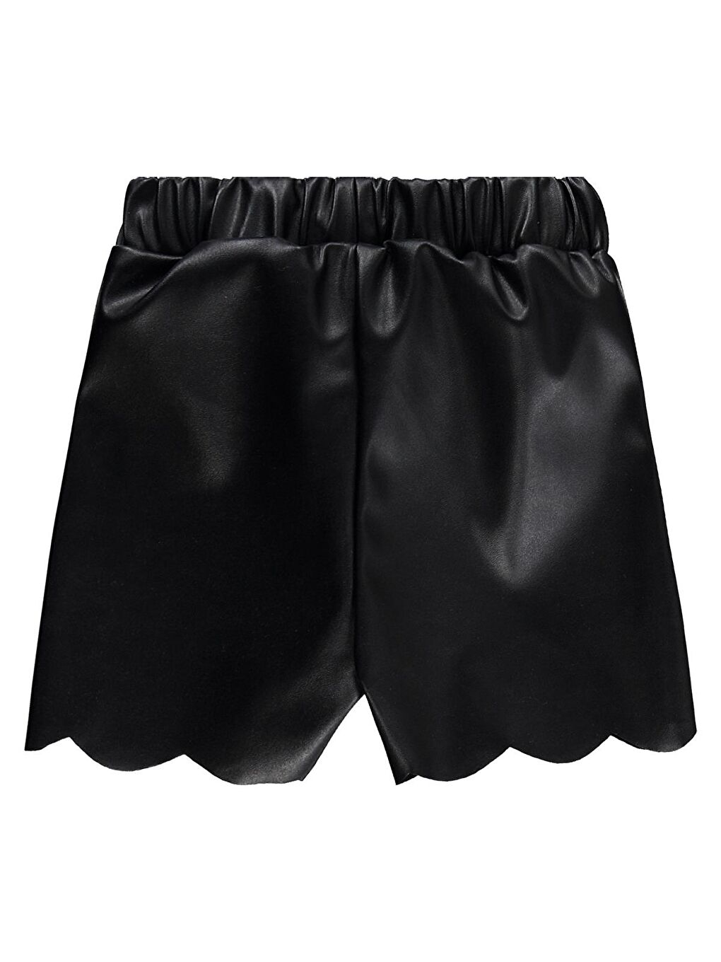 Baby Fiyonklu Deri 6-18 Ay Şort - Siyah 18-24 Ay-1