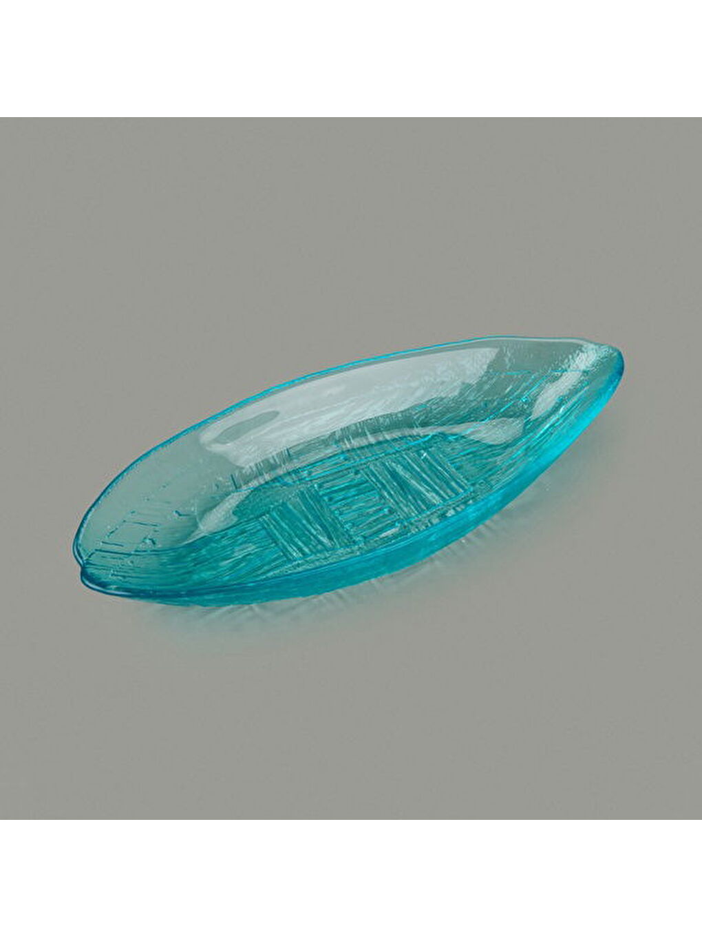 Renksiz Kitchen Sandal 2'li Servis Tabağı - Mavi - 21 cm-1