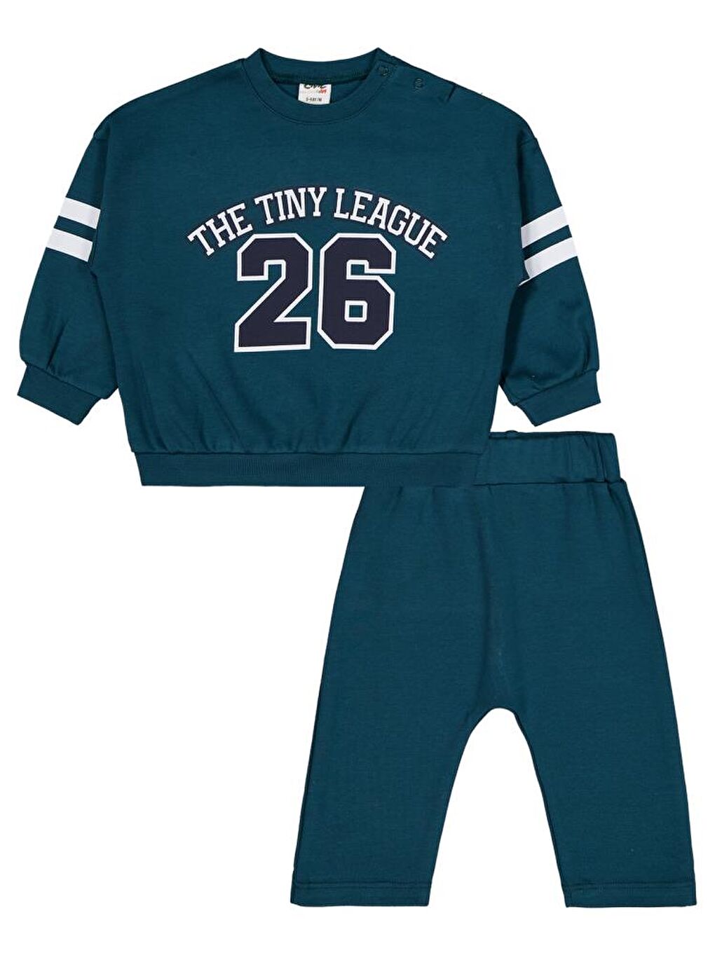 Baby He Tıny League Baskılı 6-18 Ay Takım - Yeşil 12-18 Ay