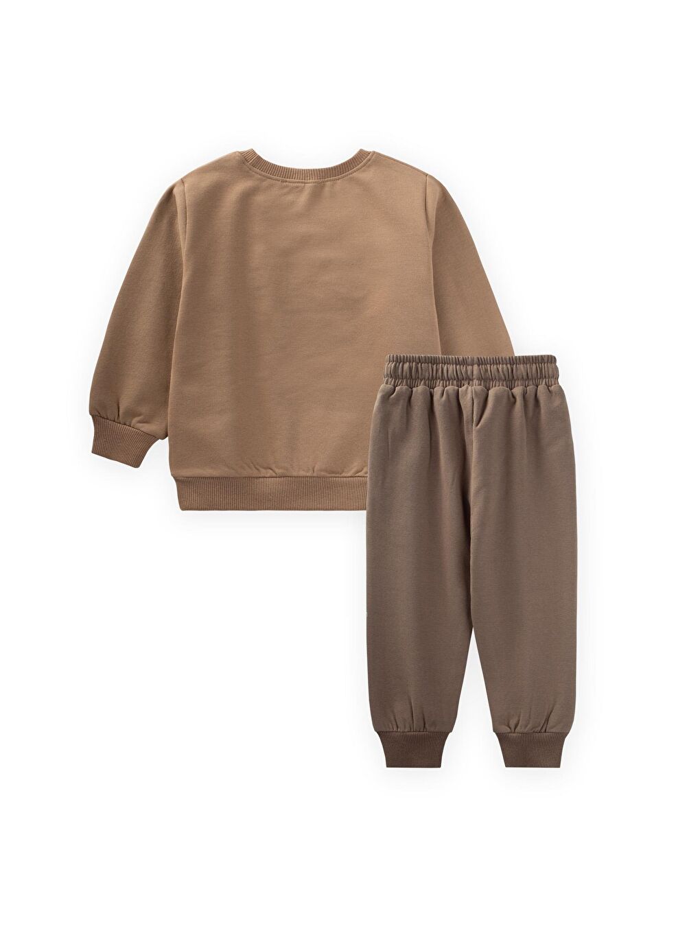 Sarı Sweatshirt Takım 1-5 Yaş K Hardal-1