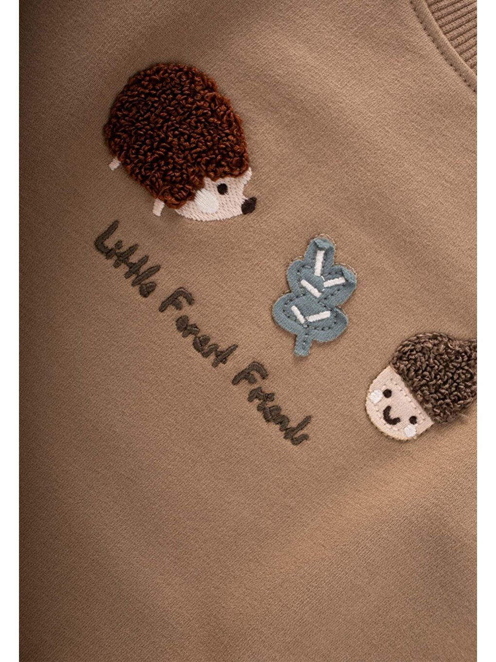 Sarı Sweatshirt Takım 1-5 Yaş K Hardal-2