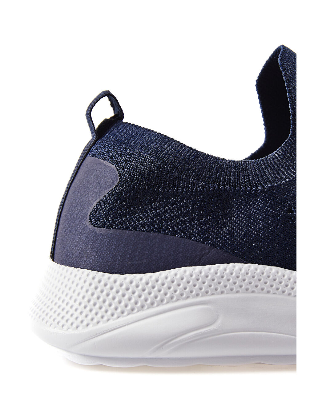 Lacivert Yüksek Taban Fileli Bağcıksız Hafif Esnek Erkek Spor Ayakkabı - 89120-7
