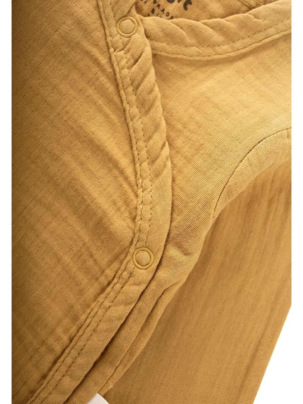 Organik Hastane Çıkışı Bebek Takımı 0-3 Ay Hardal Sarı-2