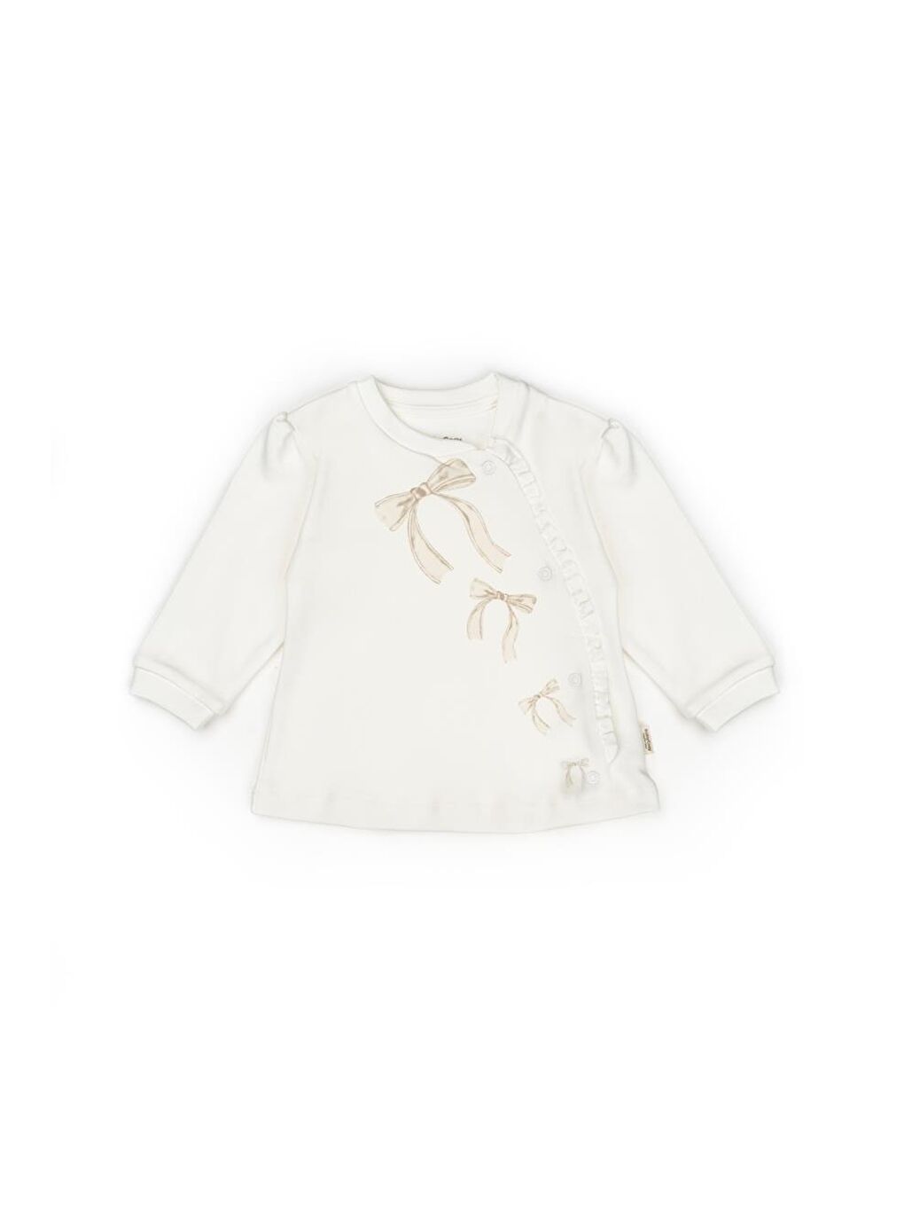 Bej Bebek Alt Üst Takım %100 Organik Pamuk , Bebek - Yenidoğan- csy8155-1