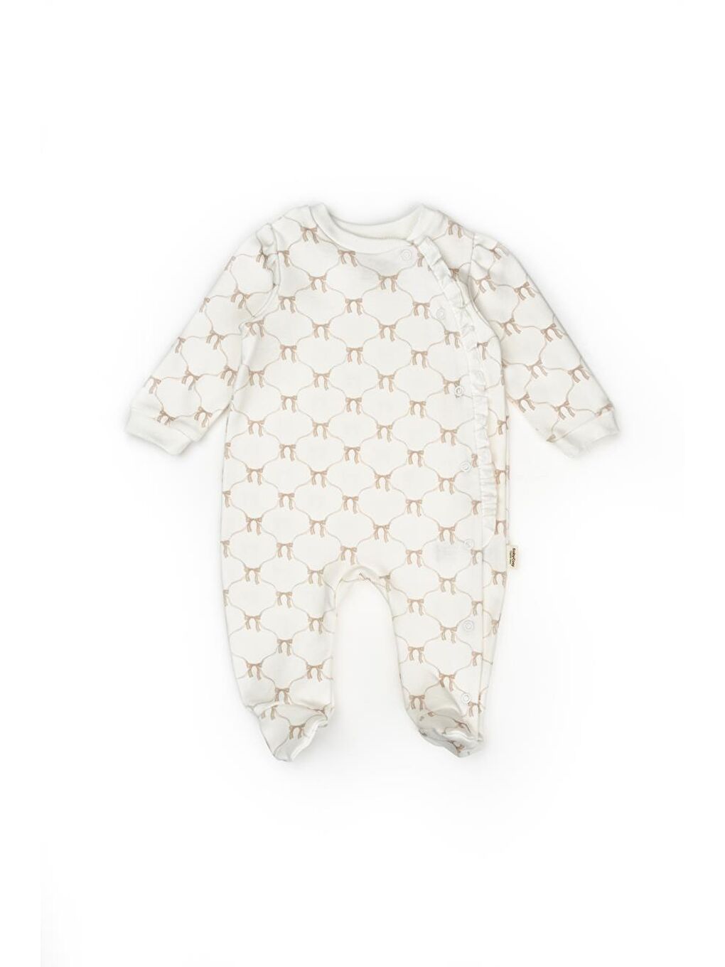 Bej Bebek 2li Tulum %100 Organik Pamuk , Bebek - Yenidoğan- csy8147-1