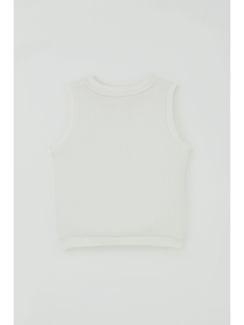 Erkek Bebek Yelek Çıtçıtlı Sevimli Bebek Armalı Ekru (4 Ay-4 Yaş)-2