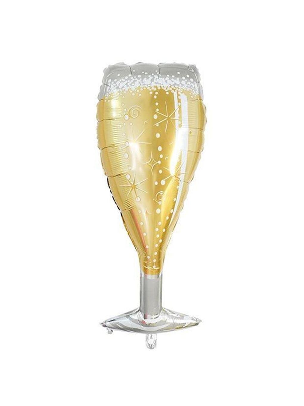 Sarı Bekarlığa Veda Partisi Balonu Kadeh Folyo Balon 100 cm-1