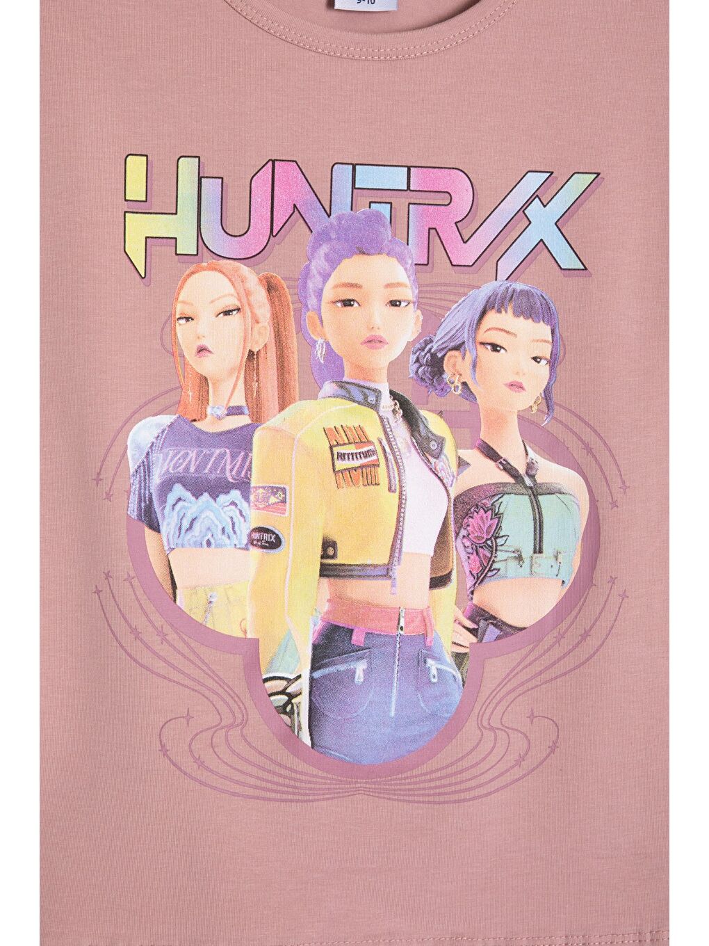 Pembe Gül Kurusu Girls Baskılı Kız Çocuk Şortlu Tişörtlü 2li Takım 23856-3