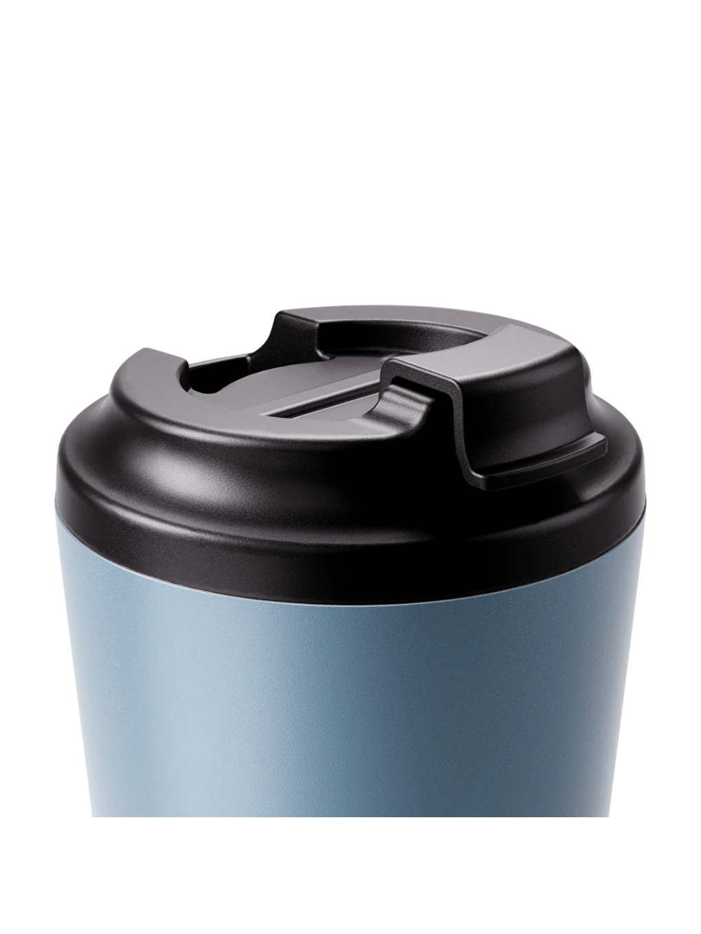 Mavi Camino İçi Seramik Çelik Kahve Bardağı Yalıtımlı Termal Kupa Mug 340 Ml-2