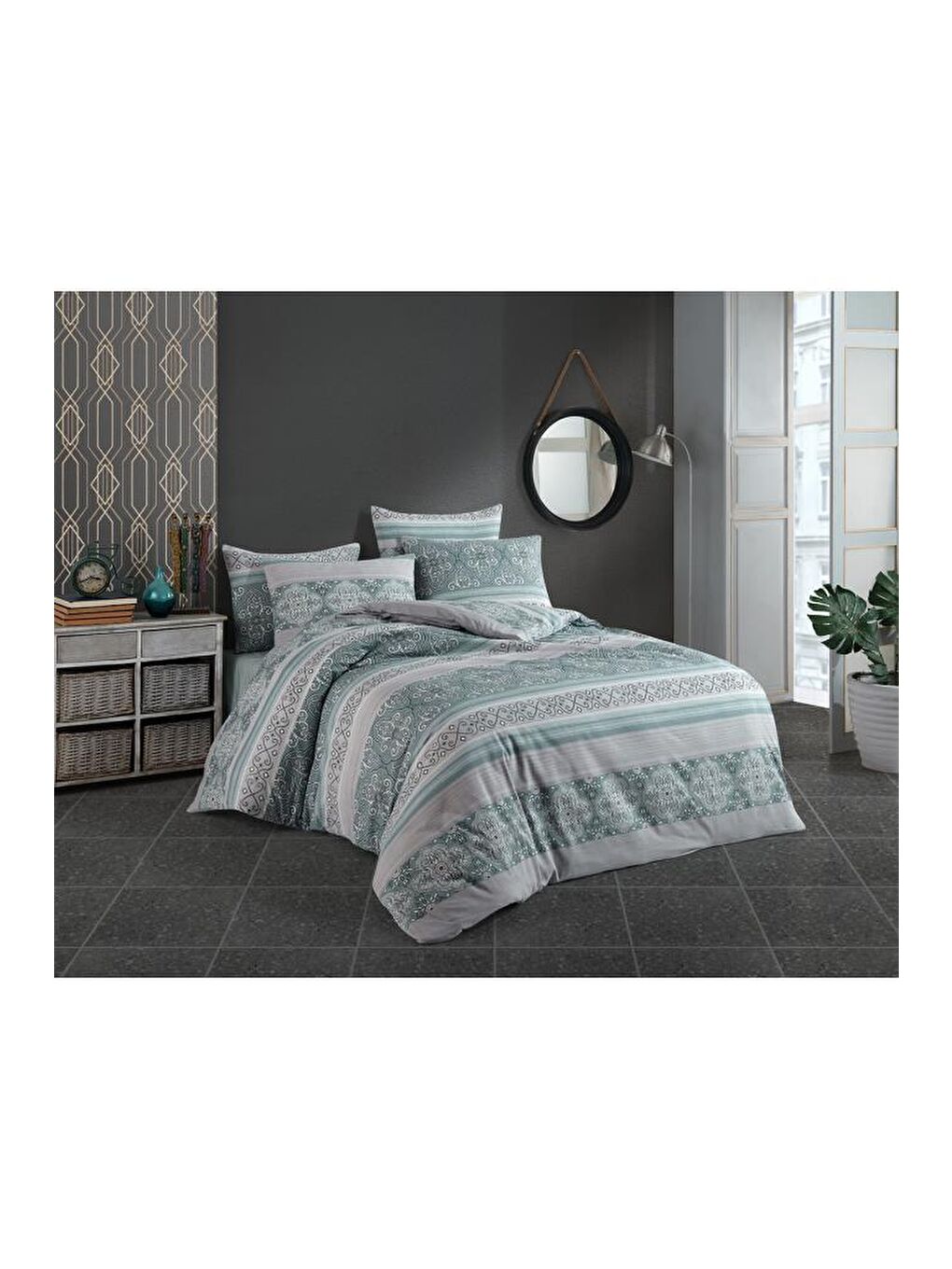 Karışık Pablo Çift Kişilik Nevresim Takımı-1