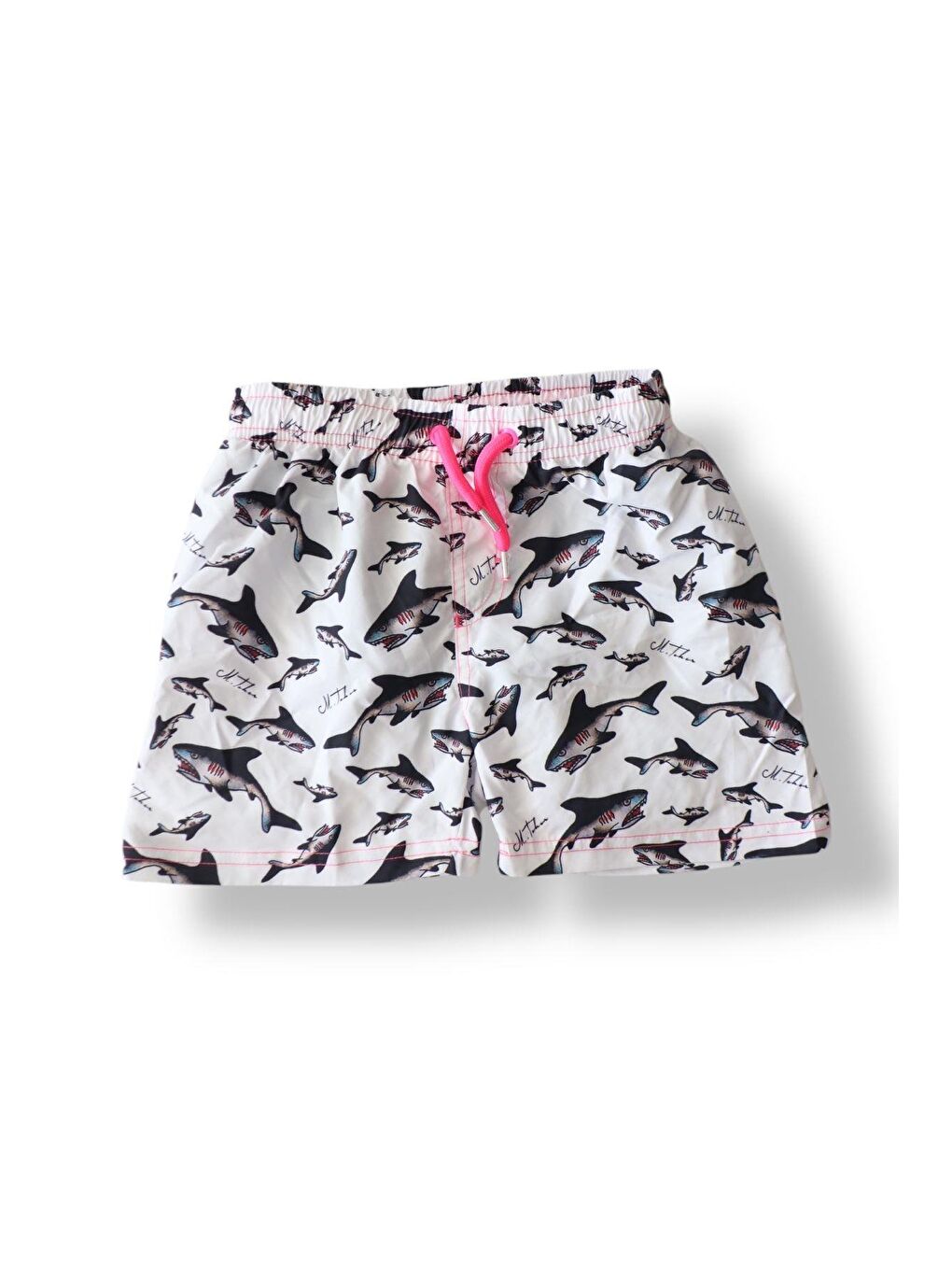 Karışık Erkek Çocuk Köpek Balığı Desenli Deniz Şortu