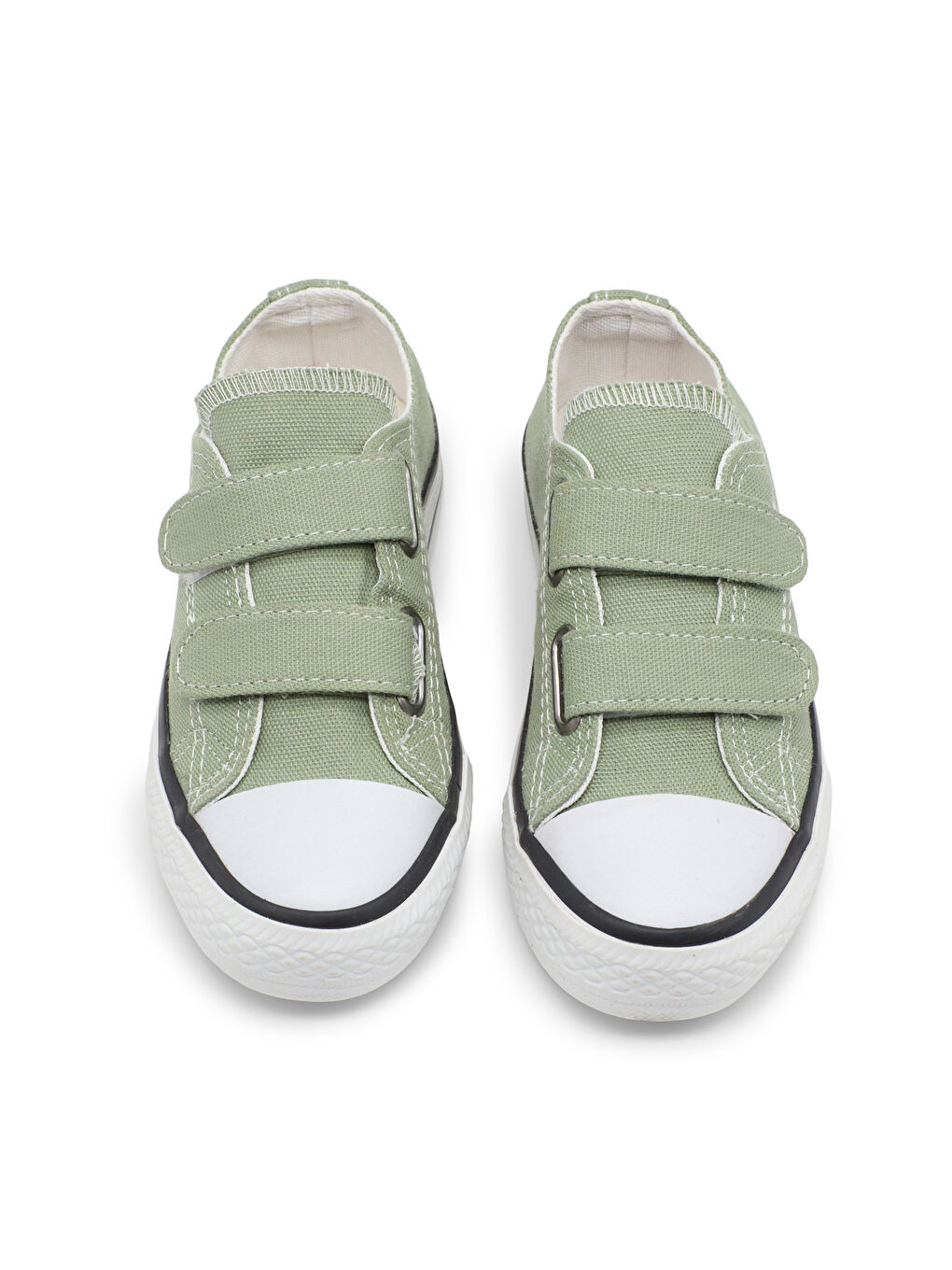 Çocuk Unisex Açık Yeşil Rahat Kalıp Çift Bantlı Ayakkabı-1