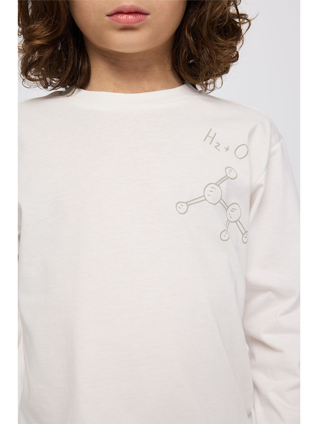 Erkek Çocuk Baskı Detaylı Yumuşak Dokulu Ekru Tişört-3