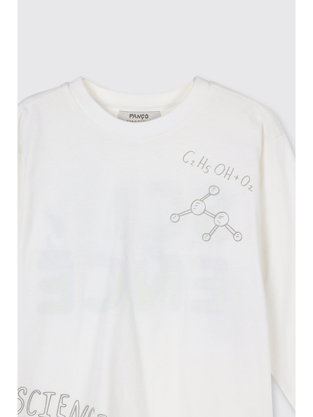 Erkek Çocuk Baskı Detaylı Yumuşak Dokulu Ekru Tişört-6